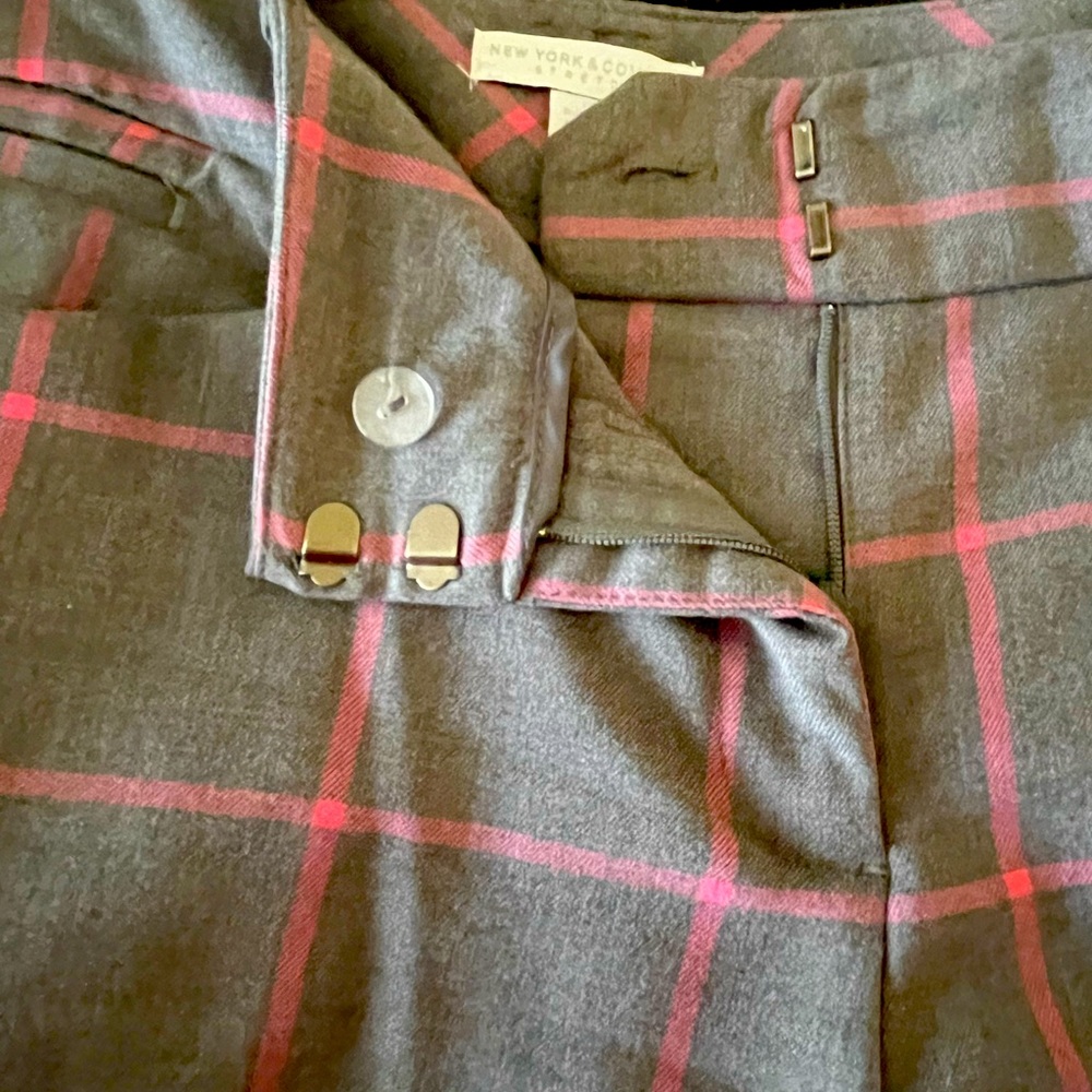 Almost new Gray and Pink Sz 12 reg Slacks